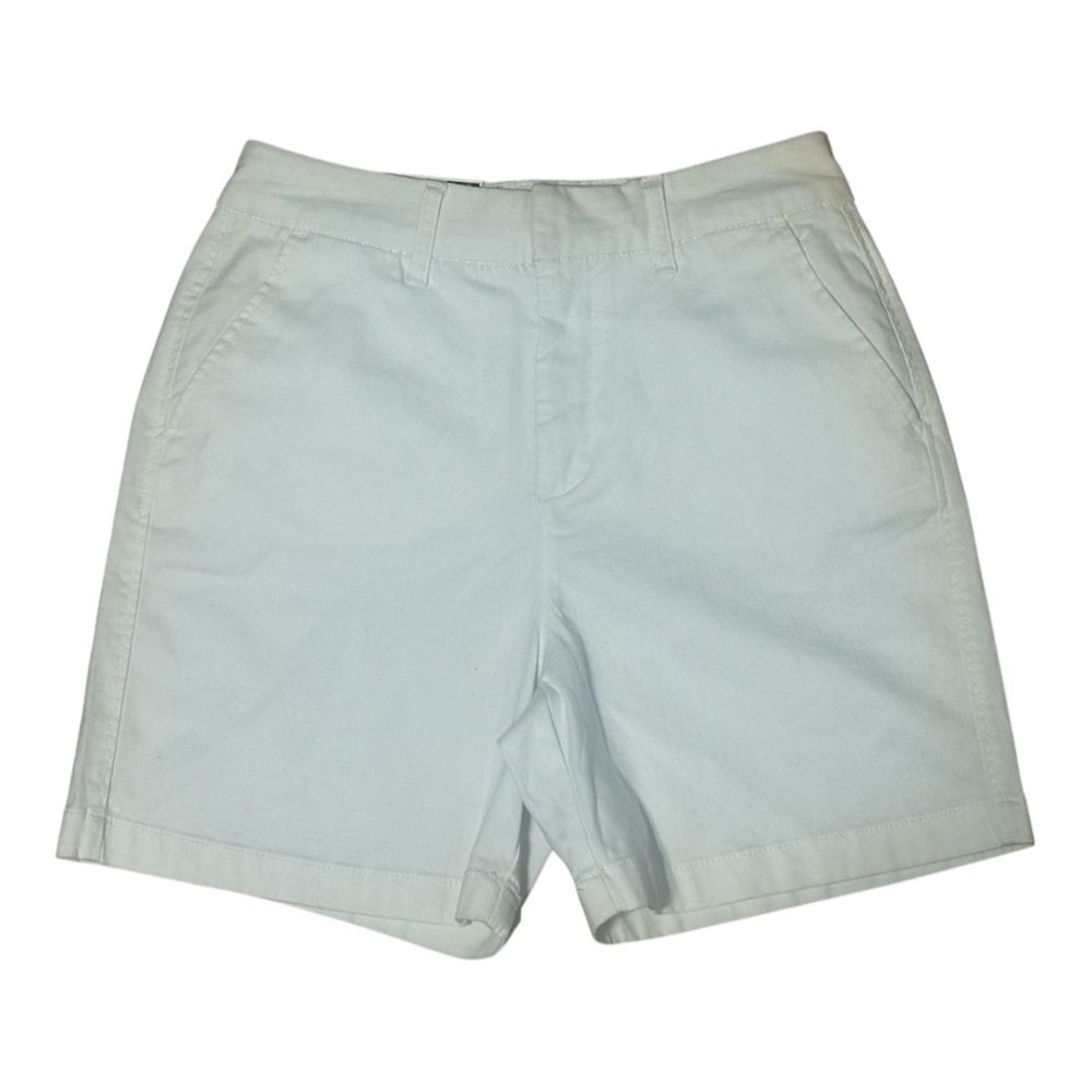 Anne Klein Jeans White Chino with Welt Pockets Tailored Shorts NWT